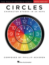 Circles: Character Etudes in 24 Keys piano sheet music cover Thumbnail
